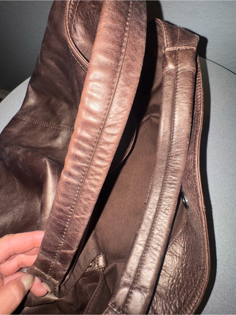Balenciaga Metallic Bronze Hobo Bag - Picture 8 of 10